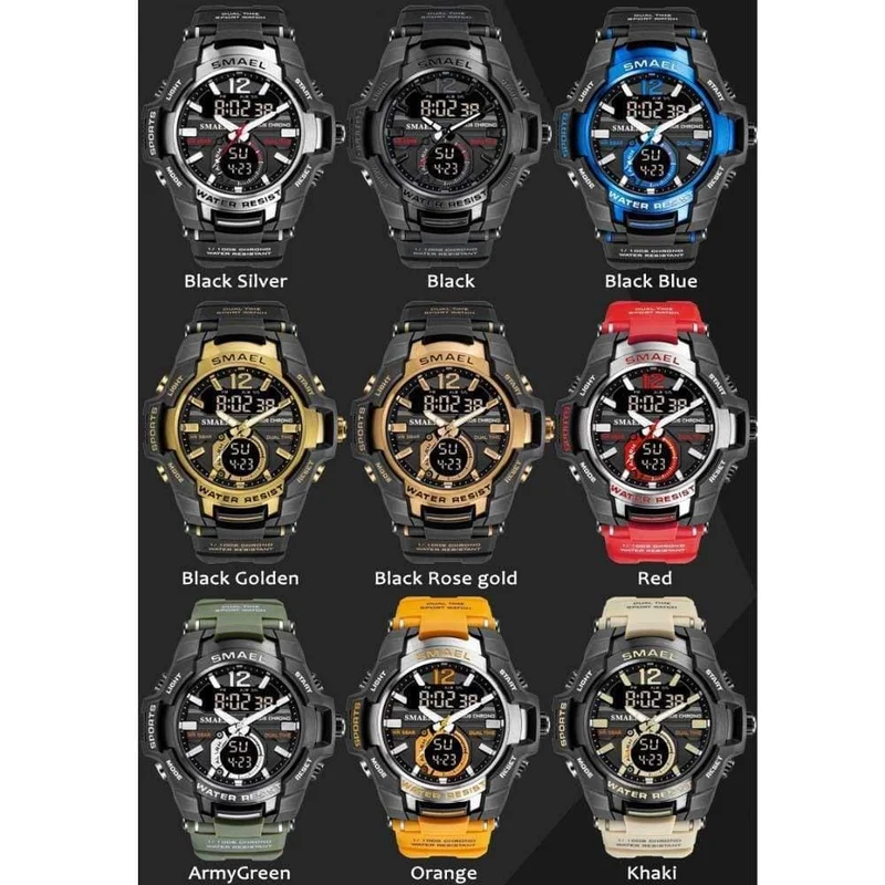 Herrenuhren Mode Sport Super Cool Quarz LED Digital Uhr 50M Wasserdicht Armbanduhr Herrenuhr Relogio Masculino
