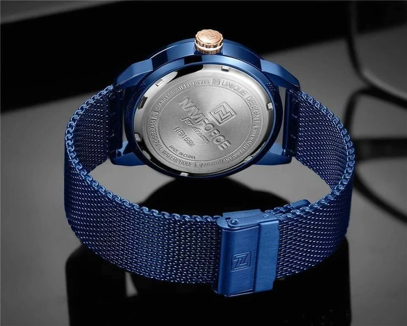 Herrenuhren Top-Marke Luxus Sportuhr Mesh Stahl Datum Woche Wasserdicht Quarzuhr für Männer Uhr Relogio Masculino