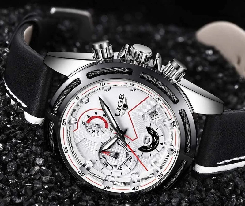 Uhr Männer Mode Sport Quarzuhr Leder Herren Uhren Top Brand Luxus Gold Wasserdicht Business Watch Relogio Masculino