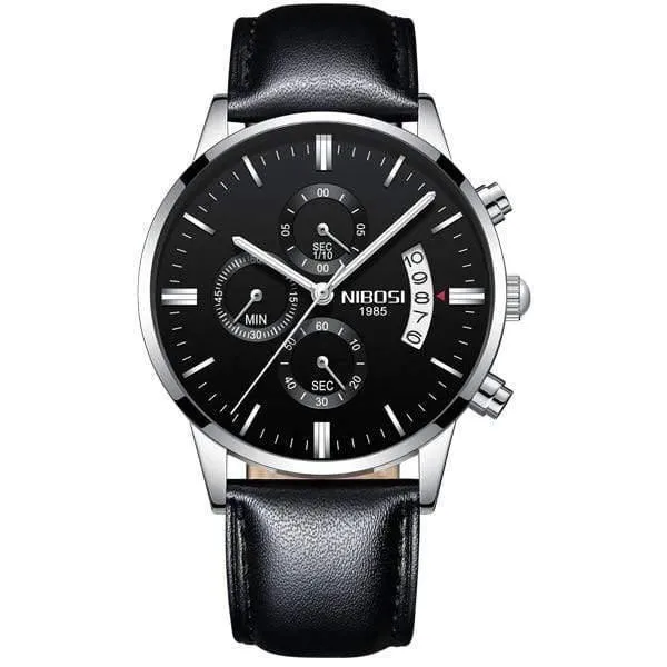 Sportuhren Für Männer Military Army Analog / Chronograph Herrenuhr Edelstahl Kleid Männliche Uhr Saat