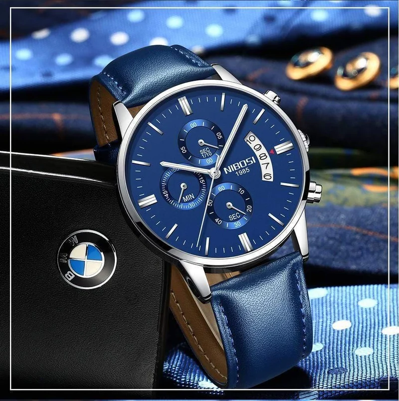 Sportuhren Für Männer Military Army Analog / Chronograph Herrenuhr Edelstahl Kleid Männliche Uhr Saat