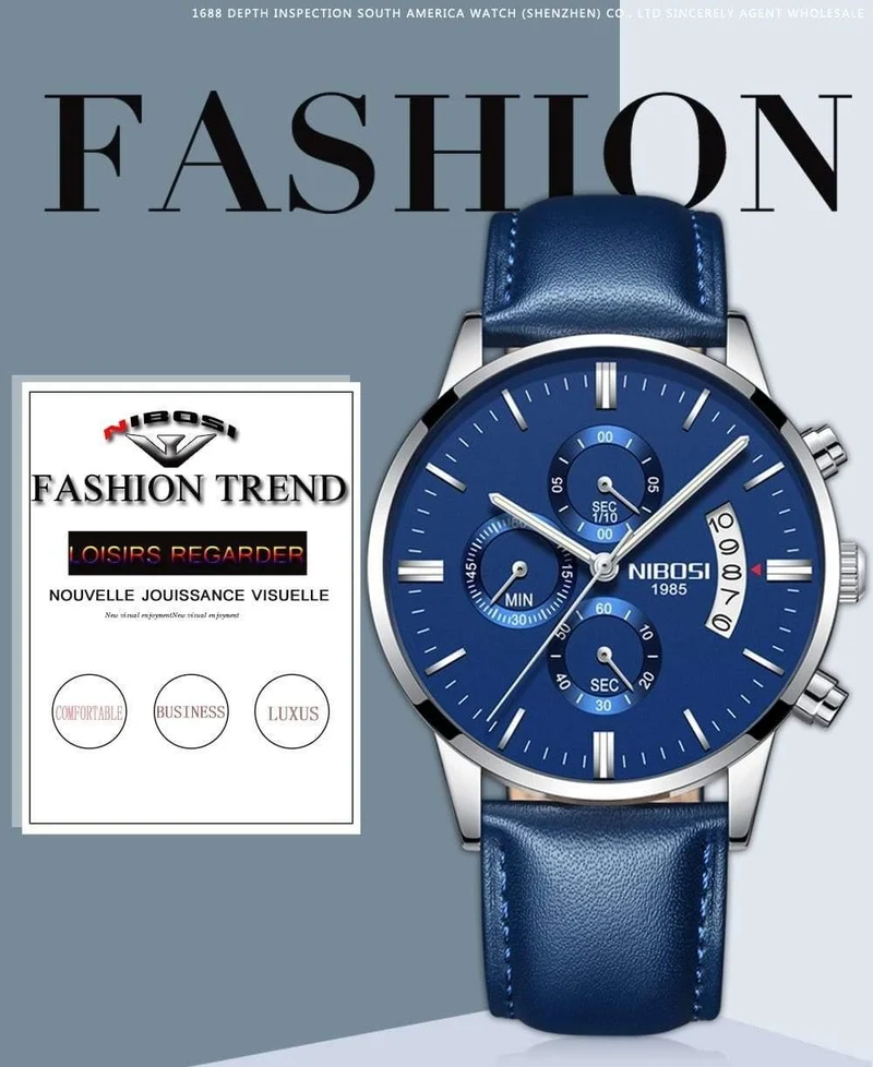 Sportuhren Für Männer Military Army Analog / Chronograph Herrenuhr Edelstahl Kleid Männliche Uhr Saat
