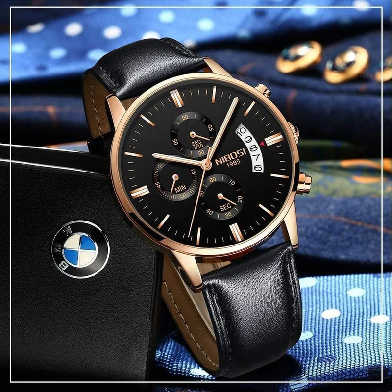 Sportuhren Für Männer Military Army Analog / Chronograph Herrenuhr Edelstahl Kleid Männliche Uhr Saat