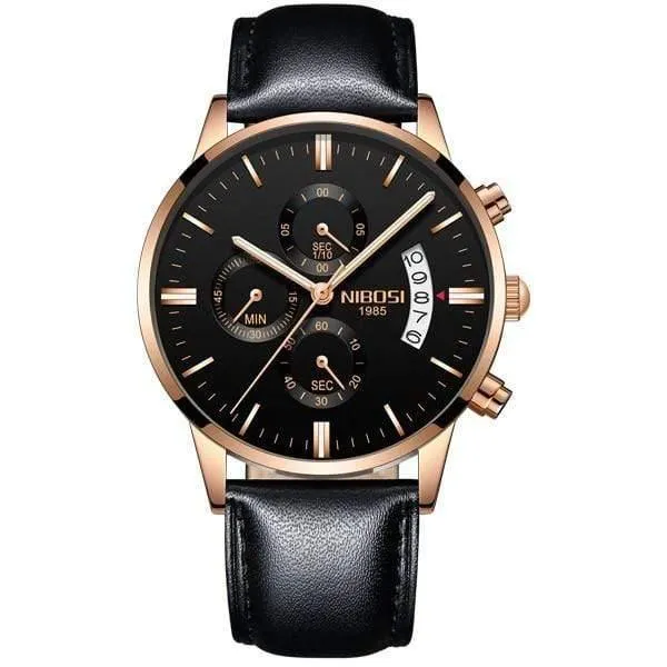 Sportuhren Für Männer Military Army Analog / Chronograph Herrenuhr Edelstahl Kleid Männliche Uhr Saat