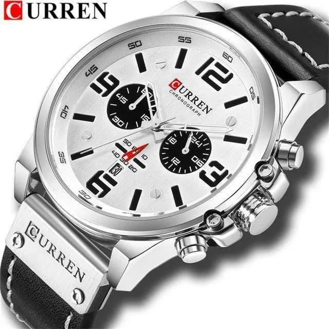 Sport Herrenuhr Top-Marke Luxus Army Military Datum Quarz Männer Armbanduhr Reloj Hombre