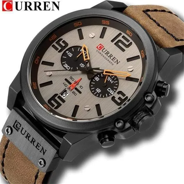 Sport Herrenuhr Top-Marke Luxus Army Military Datum Quarz Männer Armbanduhr Reloj Hombre