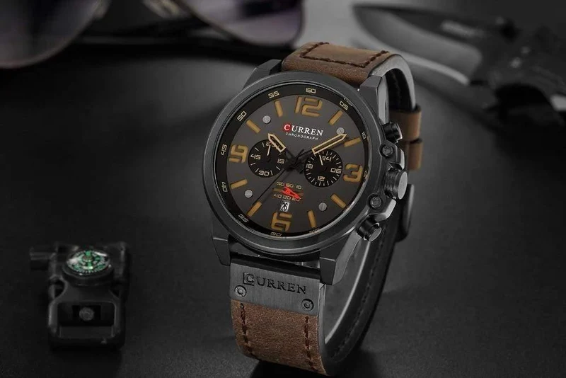 Sport Herrenuhr Top-Marke Luxus Army Military Datum Quarz Männer Armbanduhr Reloj Hombre