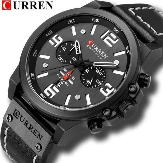 Sport Herrenuhr Top-Marke Luxus Army Military Datum Quarz Männer Armbanduhr Reloj Hombre