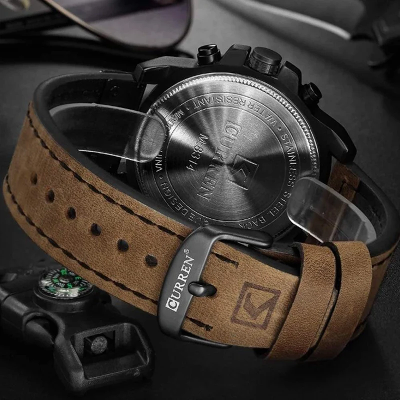 Sport Herrenuhr Top-Marke Luxus Army Military Datum Quarz Männer Armbanduhr Reloj Hombre