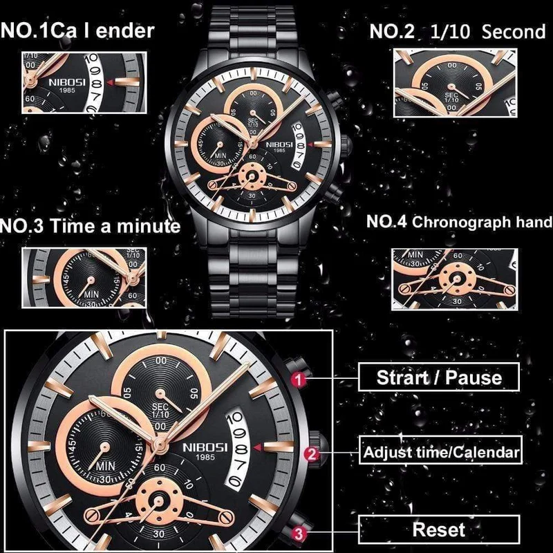 Herren Uhren Top Luxus Marke Männer Gold Uhr Männer Relogio Masculino Militär Armee Analog Quarz Armbanduhr Montre Homme