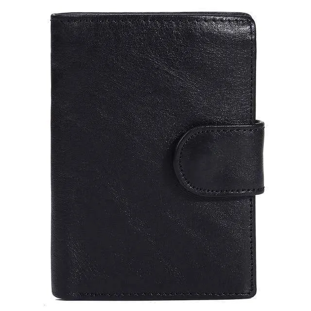 Vintage Männer Brieftasche Aus Echtem Leder Kurze Brieftaschen Männlichen Multifunktionale Rindsleder Geldbörse Münzfach Führerschein Halter