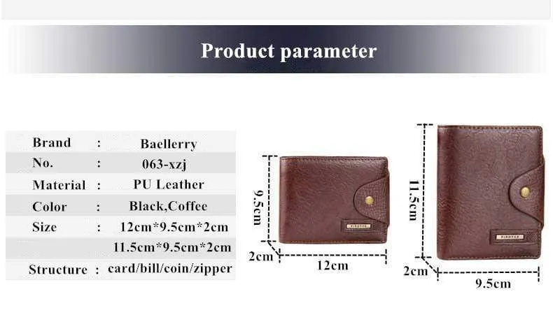 Echtes Leder Marke Männer Brieftaschen Design Kurze Kleine Brieftaschen Männlichen Herren Geldbörsen Kartenhalter Carteras
