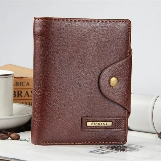 Echtes Leder Marke Männer Brieftaschen Design Kurze Kleine Brieftaschen Männlichen Herren Geldbörsen Kartenhalter Carteras