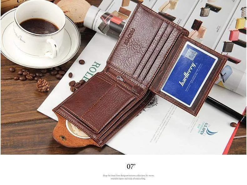 Echtes Leder Marke Männer Brieftaschen Design Kurze Kleine Brieftaschen Männlichen Herren Geldbörsen Kartenhalter Carteras