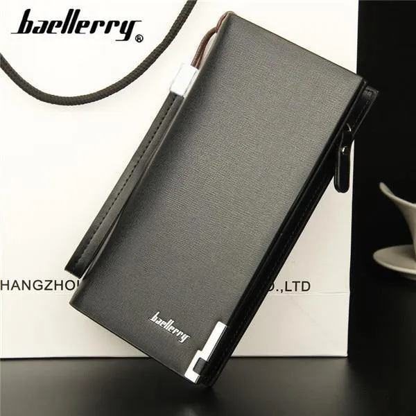 Mode Kupplung Männliche Brieftasche Männer Brieftaschen Armband Männer Handtaschen Geldbörse Herrenbrieftasche Leder Männliche Geldbörse portemonnee