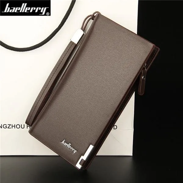 Mode Kupplung Männliche Brieftasche Männer Brieftaschen Armband Männer Handtaschen Geldbörse Herrenbrieftasche Leder Männliche Geldbörse portemonnee