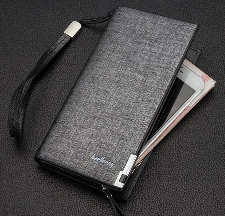 Mode Kupplung Männliche Brieftasche Männer Brieftaschen Armband Männer Handtaschen Geldbörse Herrenbrieftasche Leder Männliche Geldbörse portemonnee
