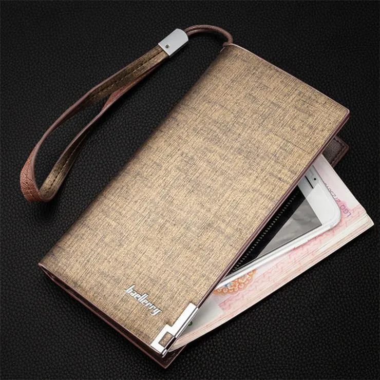 Mode Kupplung Männliche Brieftasche Männer Brieftaschen Armband Männer Handtaschen Geldbörse Herrenbrieftasche Leder Männliche Geldbörse portemonnee