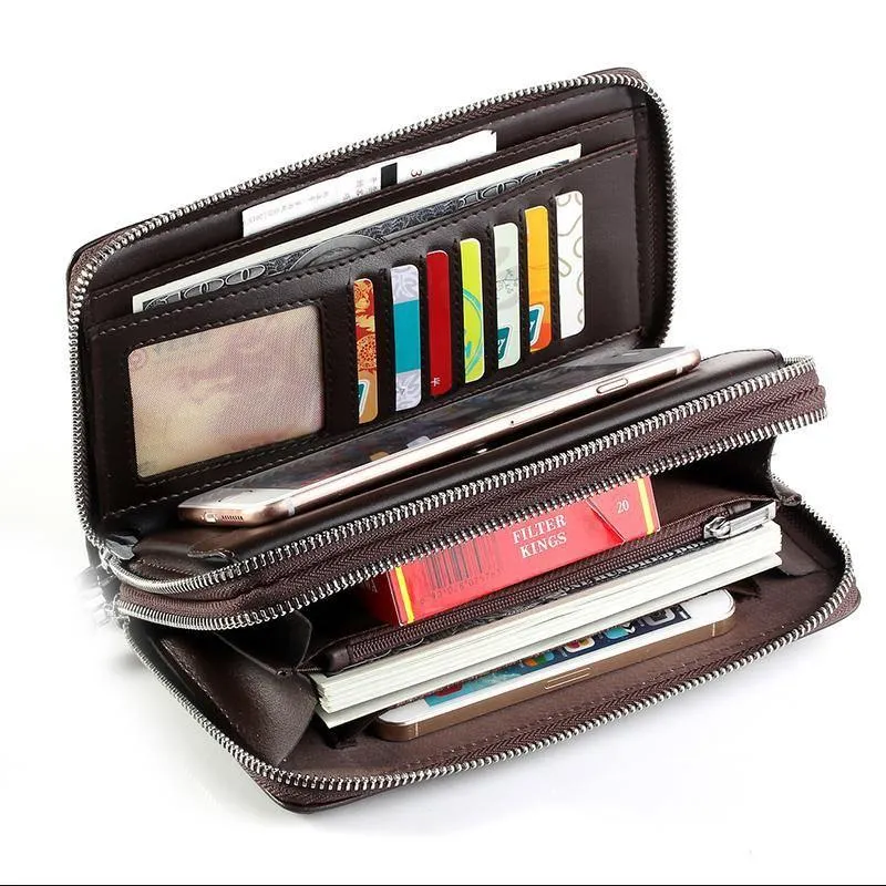 Herren Geldbörse Herren Geldbörse Herren Geldbörse Clutch Geldbörsen Herren Handytasche Business Geldbörse Münzen Multi-Bit-Geldbörsen mit hoher Kapazität