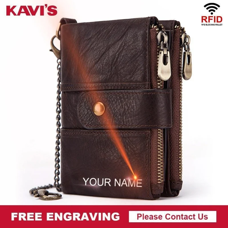 Leder Kostenlose Gravur Rfid Brieftasche Männer Crazy Horse Brieftaschen Geldbörse Kurze Männlichen Geld Tasche Mini Walet Qualität