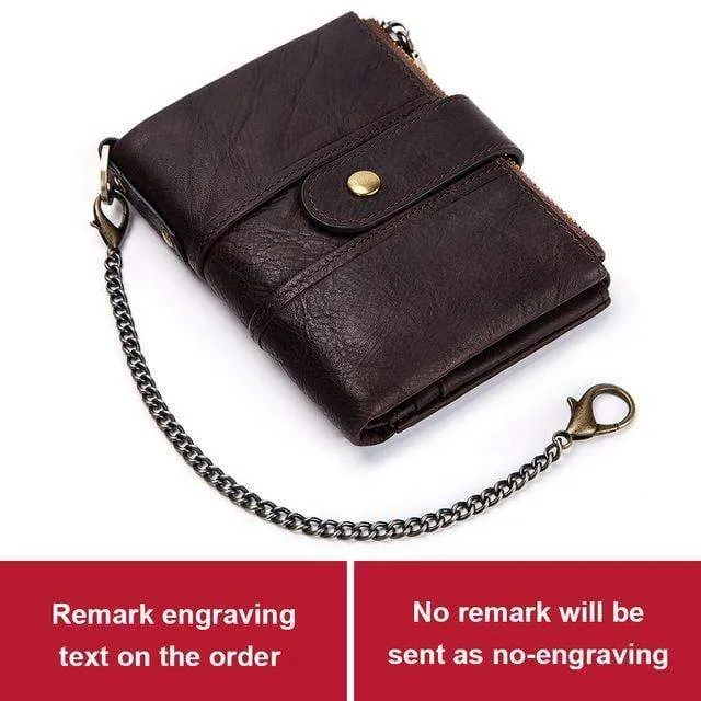 Leder Kostenlose Gravur Rfid Brieftasche Männer Crazy Horse Brieftaschen Geldbörse Kurze Männlichen Geld Tasche Mini Walet Qualität