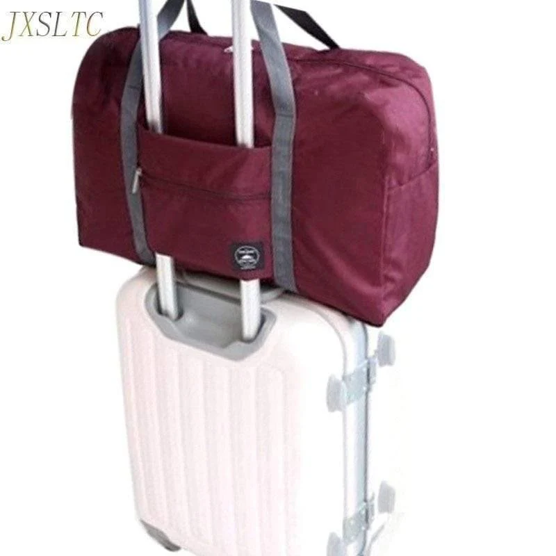 Mode Frauen Reisetaschen Gepäck Organizer Auf dem Koffer Reisetasche Falten Verpackung Würfel Reisetasche Handgepäck