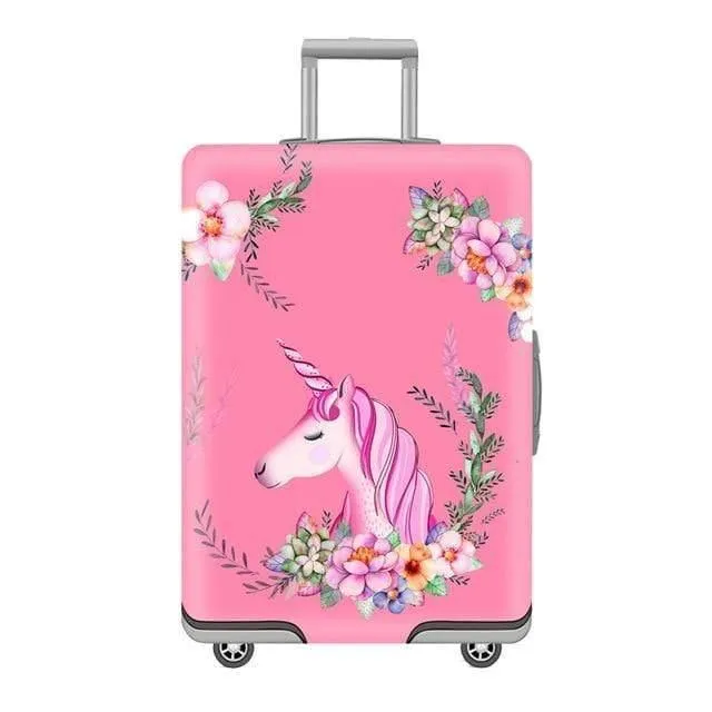 Einhorn Gepäck Schutzhülle für 18-32 Zoll Trolley Koffer schützen Staubbeutel Fall Cartoon Travel Zubehör