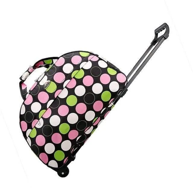 Damen Reisetasche mit großer Kapazität, wasserdicht, dicker Rollkoffer, Trolley-Gepäck, Damen- und Herren-Reisetaschen, Koffer mit Rädern