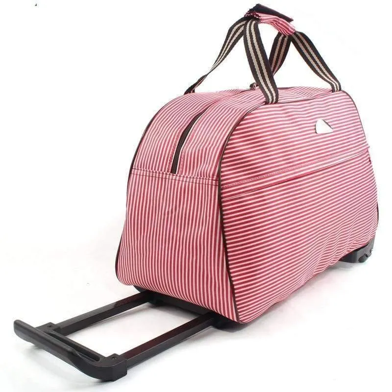 Damen Reisetasche mit großer Kapazität, wasserdicht, dicker Rollkoffer, Trolley-Gepäck, Damen- und Herren-Reisetaschen, Koffer mit Rädern