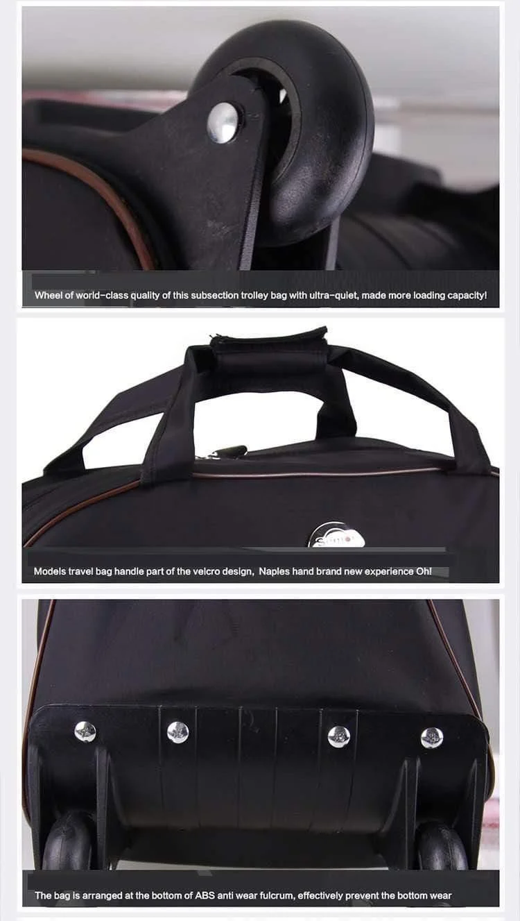 Wasserdichte Reisetasche mit hoher Kapazität für Herren, Rollkoffer, Trolley-Gepäck, Damen, Reisetaschen für Herren, Koffer mit Rädern