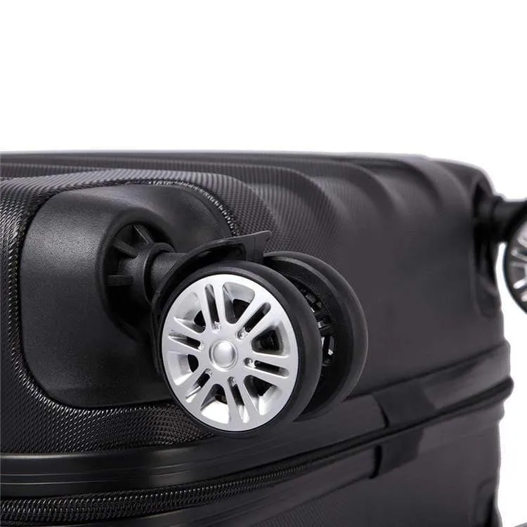 Gepäckkoffer Reisehandtasche Trolley 4 Rollen Spinner Hartschale ABS 20 24 28 Zoll Weiß K1773L