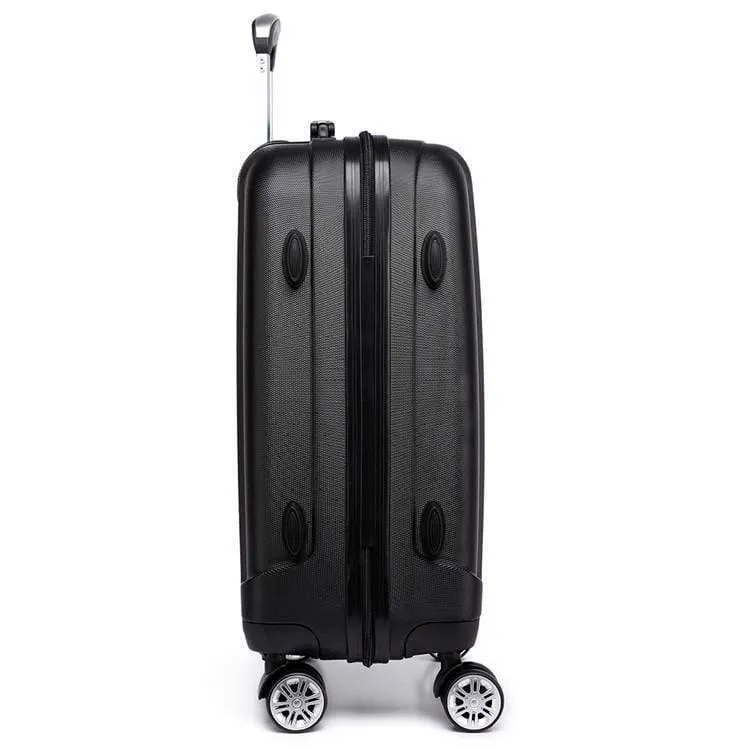 Gepäckkoffer Reisehandtasche Trolley 4 Rollen Spinner Hartschale ABS 20 24 28 Zoll Weiß K1773L