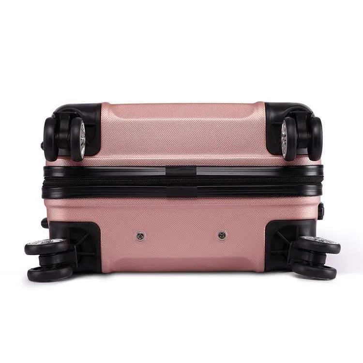 Gepäckkoffer Reisehandtasche Trolley 4 Rollen Spinner Hartschale ABS 20 24 28 Zoll Weiß K1773L