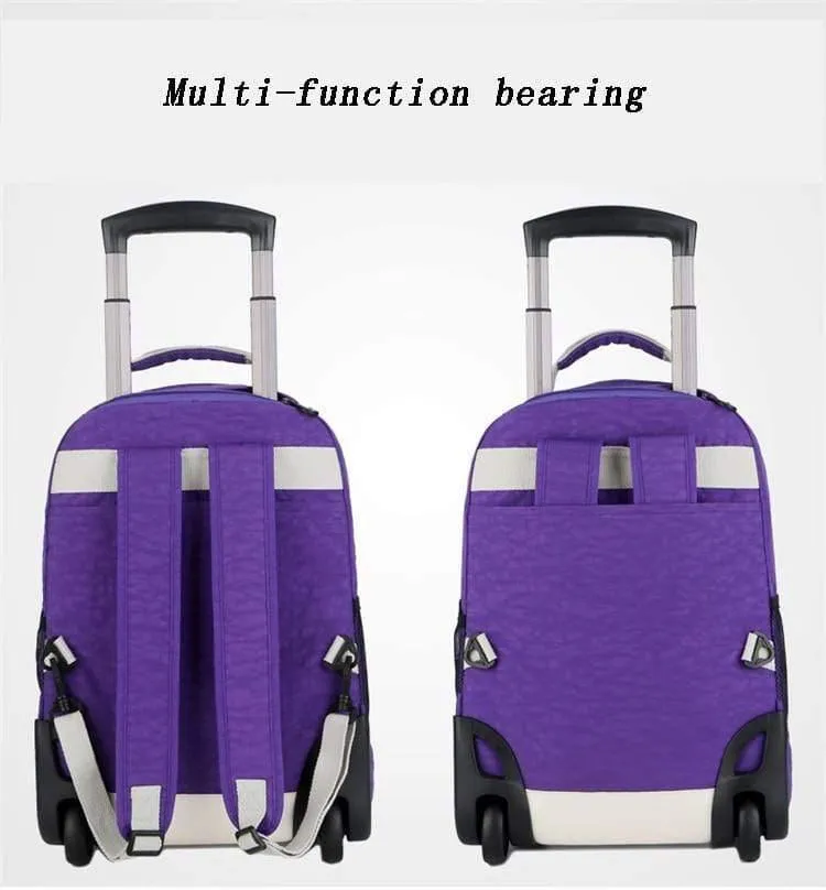 Gepäck Reiserucksack Schulter Spinner Rucksäcke Hohe Kapazität Räder Für Koffer Trolley Handgepäck Reisetasche WSD1505