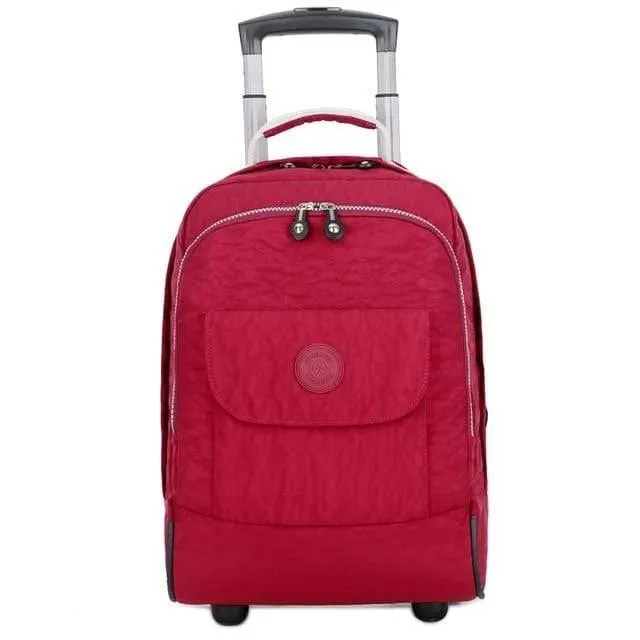 Gepäck Reiserucksack Schulter Spinner Rucksäcke Hohe Kapazität Räder Für Koffer Trolley Handgepäck Reisetasche WSD1505