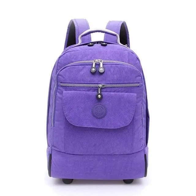 Gepäck Reiserucksack Schulter Spinner Rucksäcke Hohe Kapazität Räder Für Koffer Trolley Handgepäck Reisetasche WSD1505