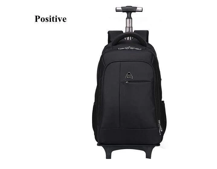 Rucksäcke mit Rädern Herren Business Travel Trolley Taschen Gepäckwagen Mochila Oxford Rollgepäck Rucksacktasche