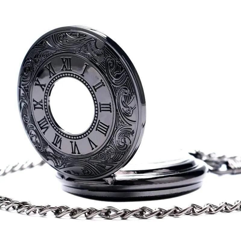 Mechanische taschenuhr steampunk uhren pin kette männer frauen anhänger uhr geschenk mit geschenktüte
