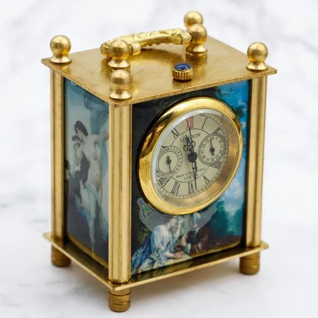 Vintage Retro Kupfer Uhr Männer Legierung mechanische Taschenuhr mit Metallkette Steampunk Uhr Roman PJX1040