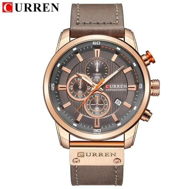 Mode Lederband Quarz Männer Uhren Casual Date Business Männliche Armbanduhren Uhr Montre Homme