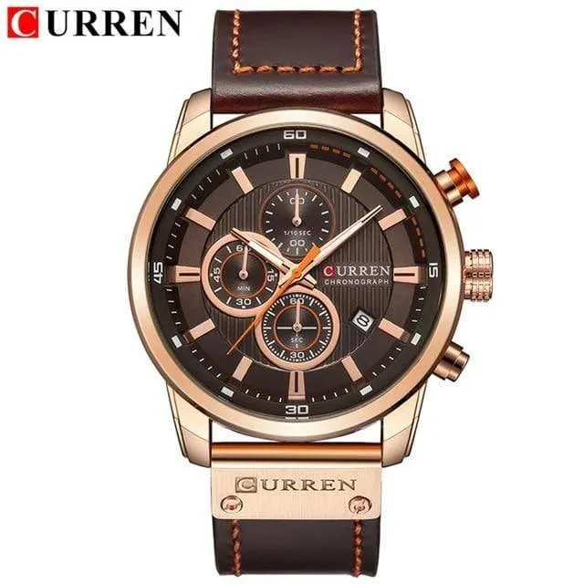 Mode Lederband Quarz Männer Uhren Casual Date Business Männliche Armbanduhren Uhr Montre Homme