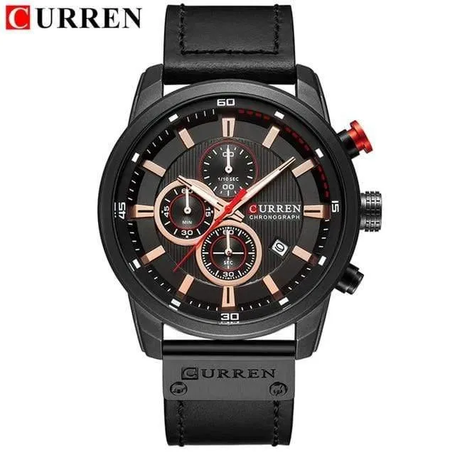 Mode Lederband Quarz Männer Uhren Casual Date Business Männliche Armbanduhren Uhr Montre Homme