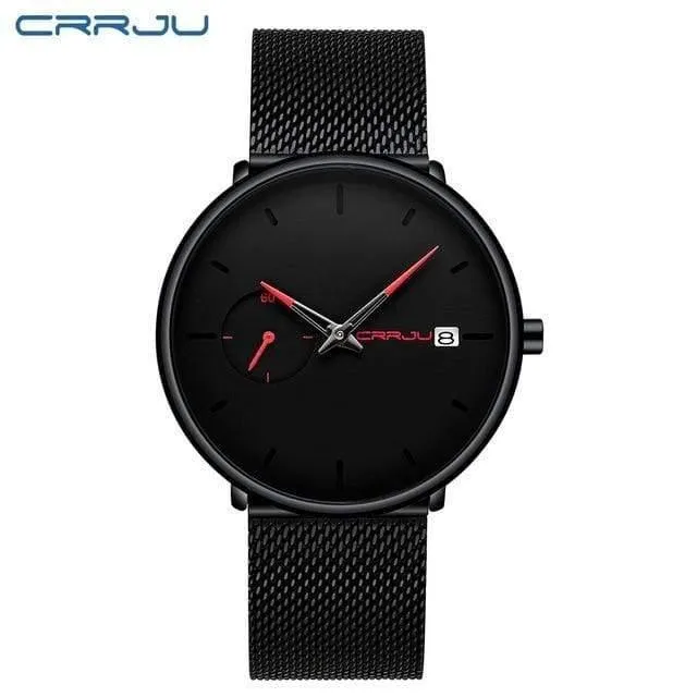Herrenuhren Top-Marke Luxus wasserdichte Sportuhr Männer Ultra Thin Dial Quarzuhr Casual Relogio Masculino