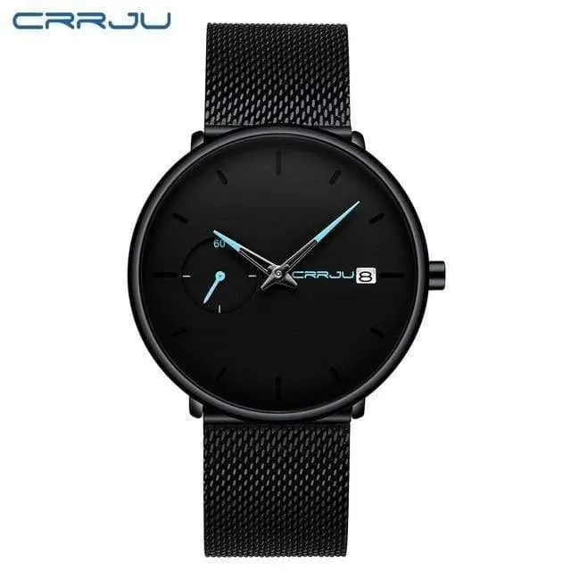Herrenuhren Top-Marke Luxus wasserdichte Sportuhr Männer Ultra Thin Dial Quarzuhr Casual Relogio Masculino