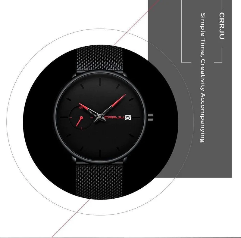 Herrenuhren Top-Marke Luxus wasserdichte Sportuhr Männer Ultra Thin Dial Quarzuhr Casual Relogio Masculino
