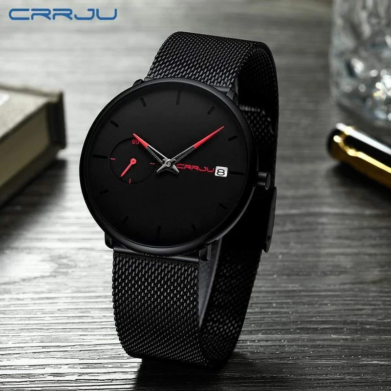 Herrenuhren Top-Marke Luxus wasserdichte Sportuhr Männer Ultra Thin Dial Quarzuhr Casual Relogio Masculino