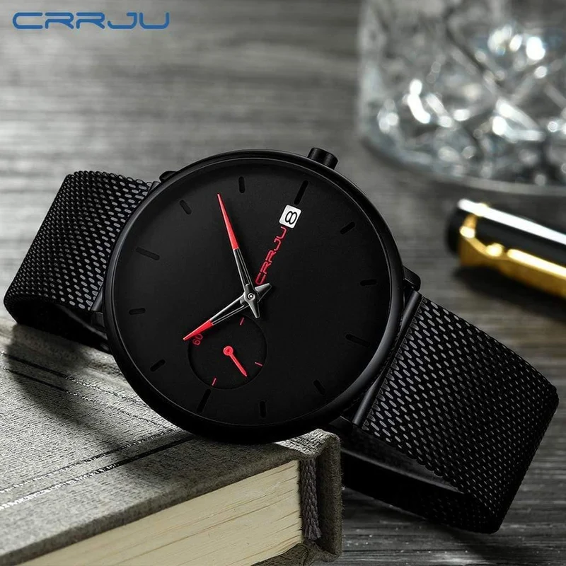 Herrenuhren Top-Marke Luxus wasserdichte Sportuhr Männer Ultra Thin Dial Quarzuhr Casual Relogio Masculino