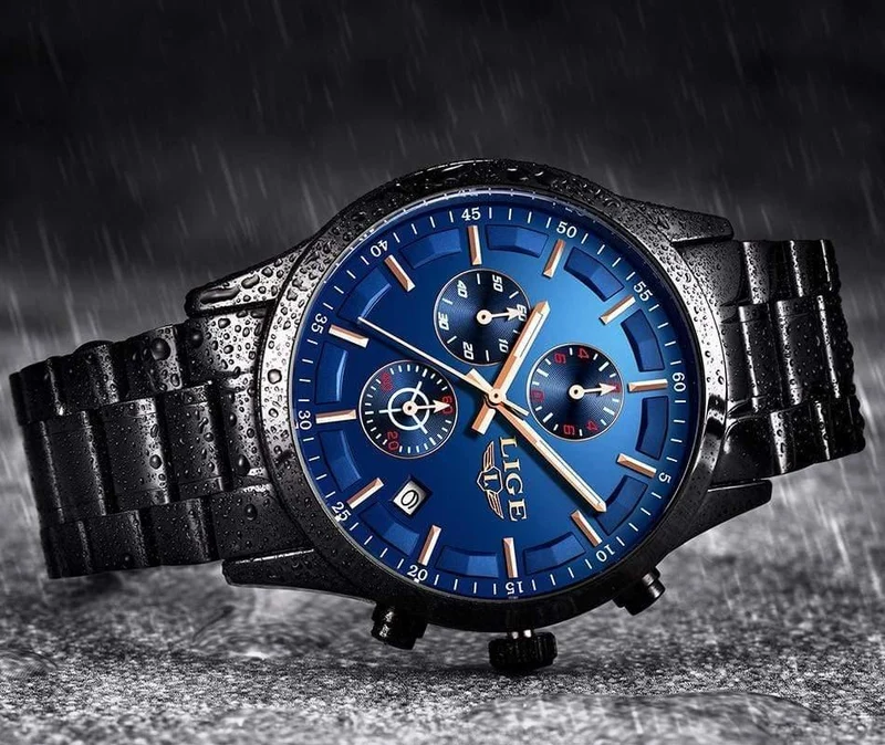 Uhr Männer Top-Marke Luxus Chronograph Männliche Sportuhr Quarzuhr Edelstahl Wasserdicht Herrenuhr Relogio Masculino