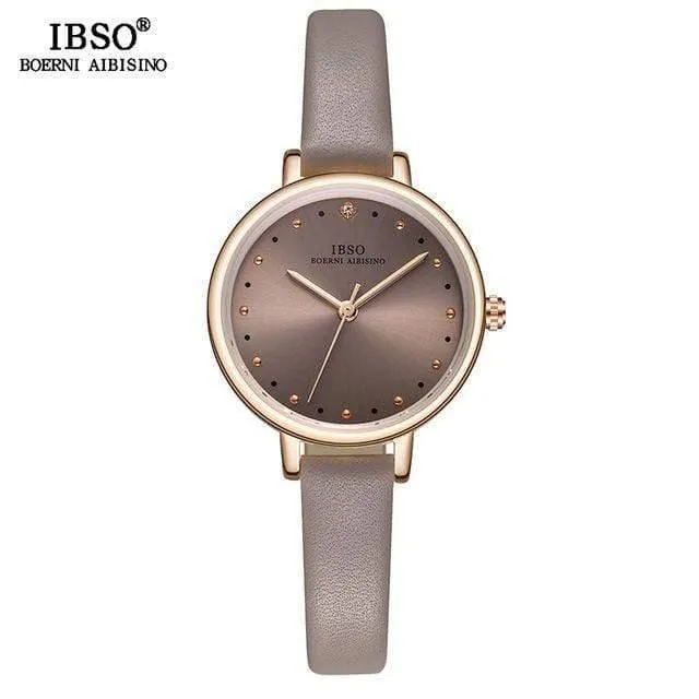 Damen Quarzuhr Lederband Montre Femme Mode Frauen Armbanduhren Relogio Feminino Weibliche Uhr