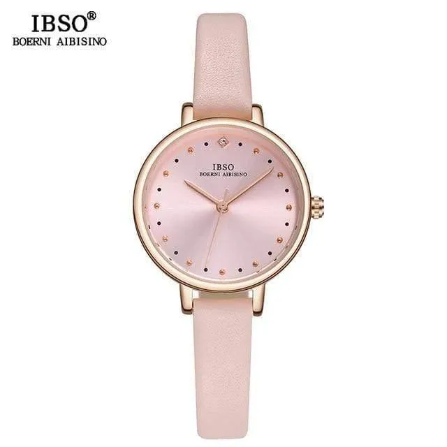 Damen Quarzuhr Lederband Montre Femme Mode Frauen Armbanduhren Relogio Feminino Weibliche Uhr